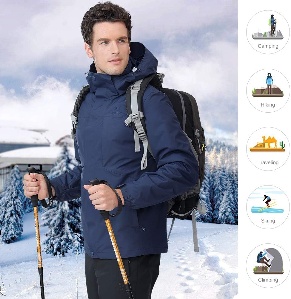 3 in 1 Waterproof Winter Ski Jacket J369493