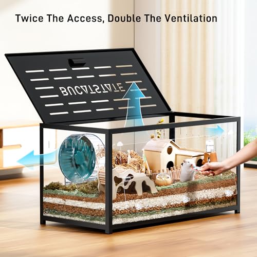 Hamster Cage Metal Large Stackable 31.4L*17.6W*20H Inches White J104201