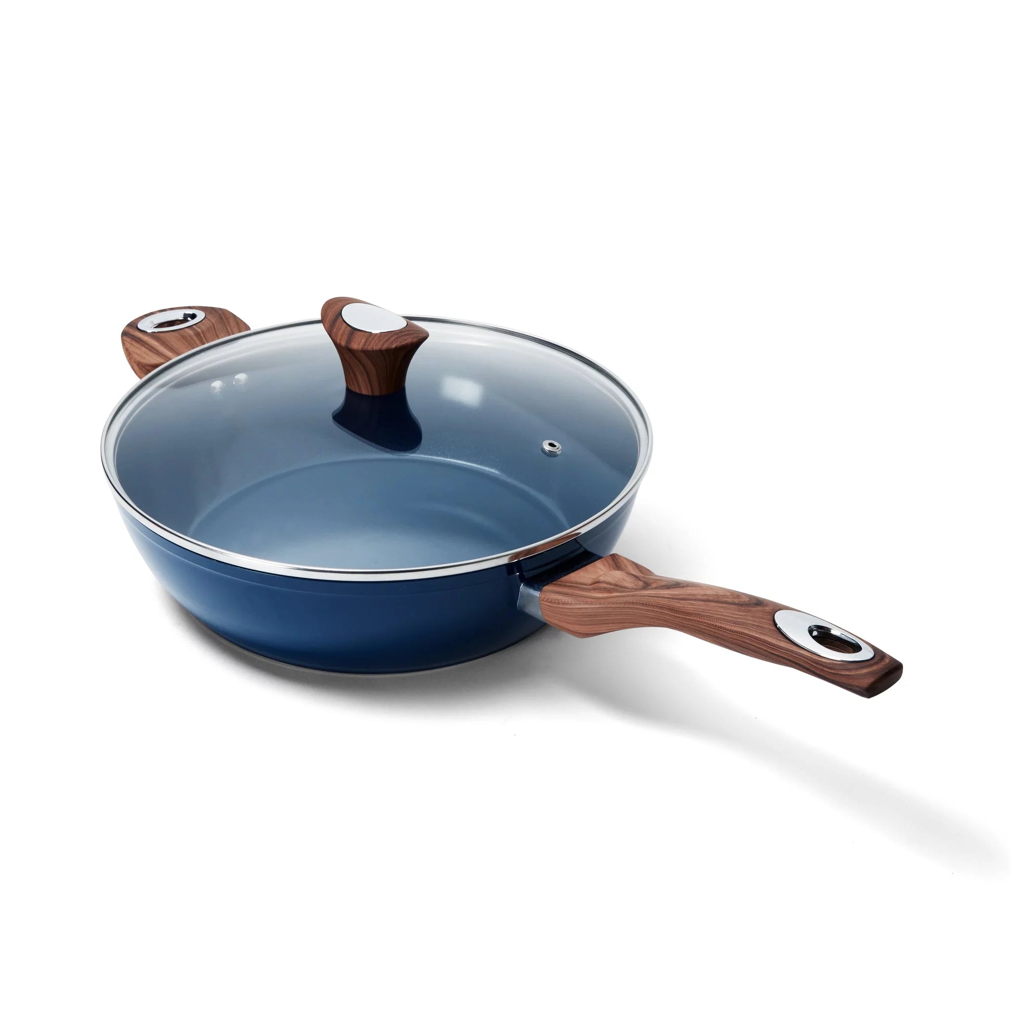 11 inch Non Stick Deep Fry Pan with Lid B198