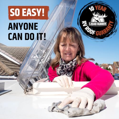 Brilliant White 1 Gallon RV Roof Coating W563489