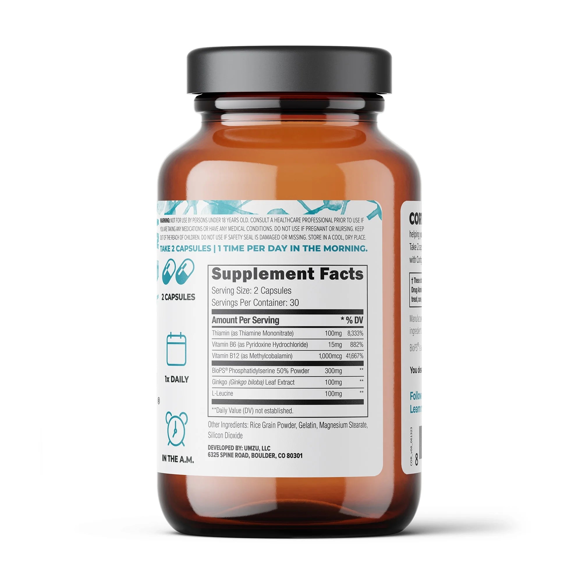 Natural Stress Relief Supplement Capsules I446460