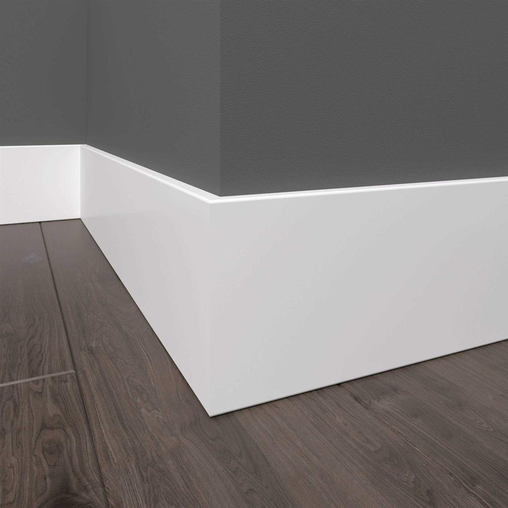 1/2-in x 5-1/2-in x 12-ft Primed MDF Baseboard Moulding R6423