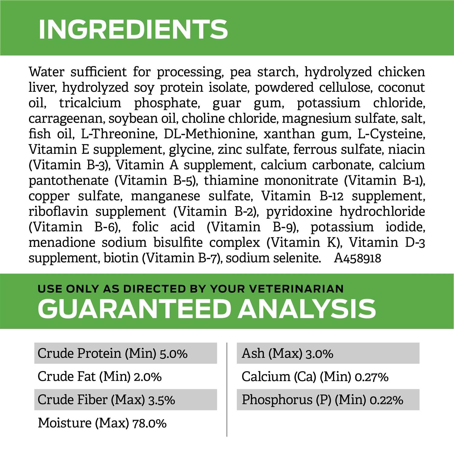 Hydrolyzed Chicken Flavor Canine Formula in Sauce Wet Dog Food W86430