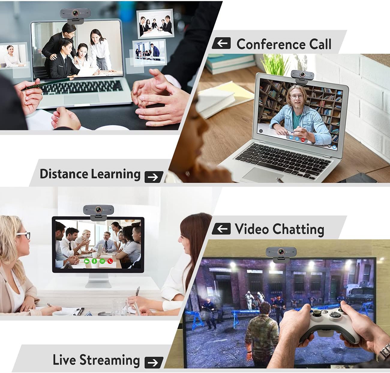 1080P Web Camera with Microphone D1267