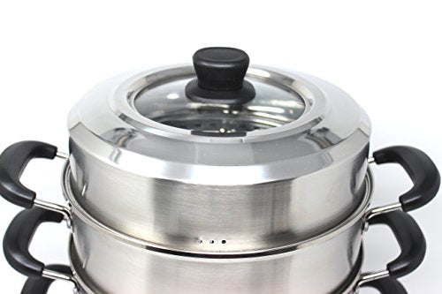 3 Tier Stainless Steel Steamer Set 32 CM T4861