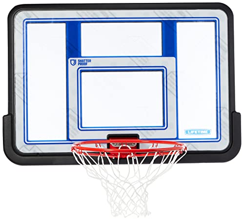 44 Inch Shatterproof Backboard and Rim Combo Kit Q7867