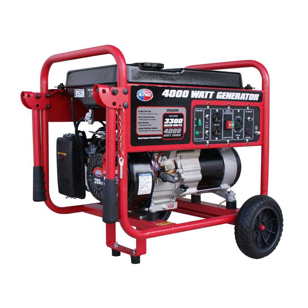 4000 Watt Gas Portable Generator V430