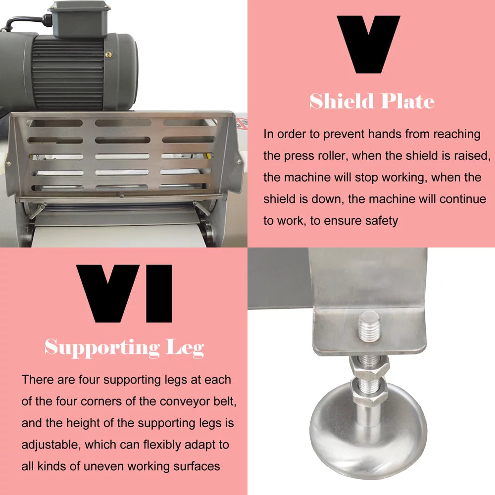 Collapsible Bench Top Dough Sheeter 600mm Z361589