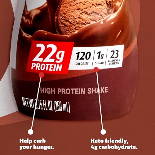 Chocolate Protein Shake, 22g Protein, 8.75fl oz, Pack of 12 G1627