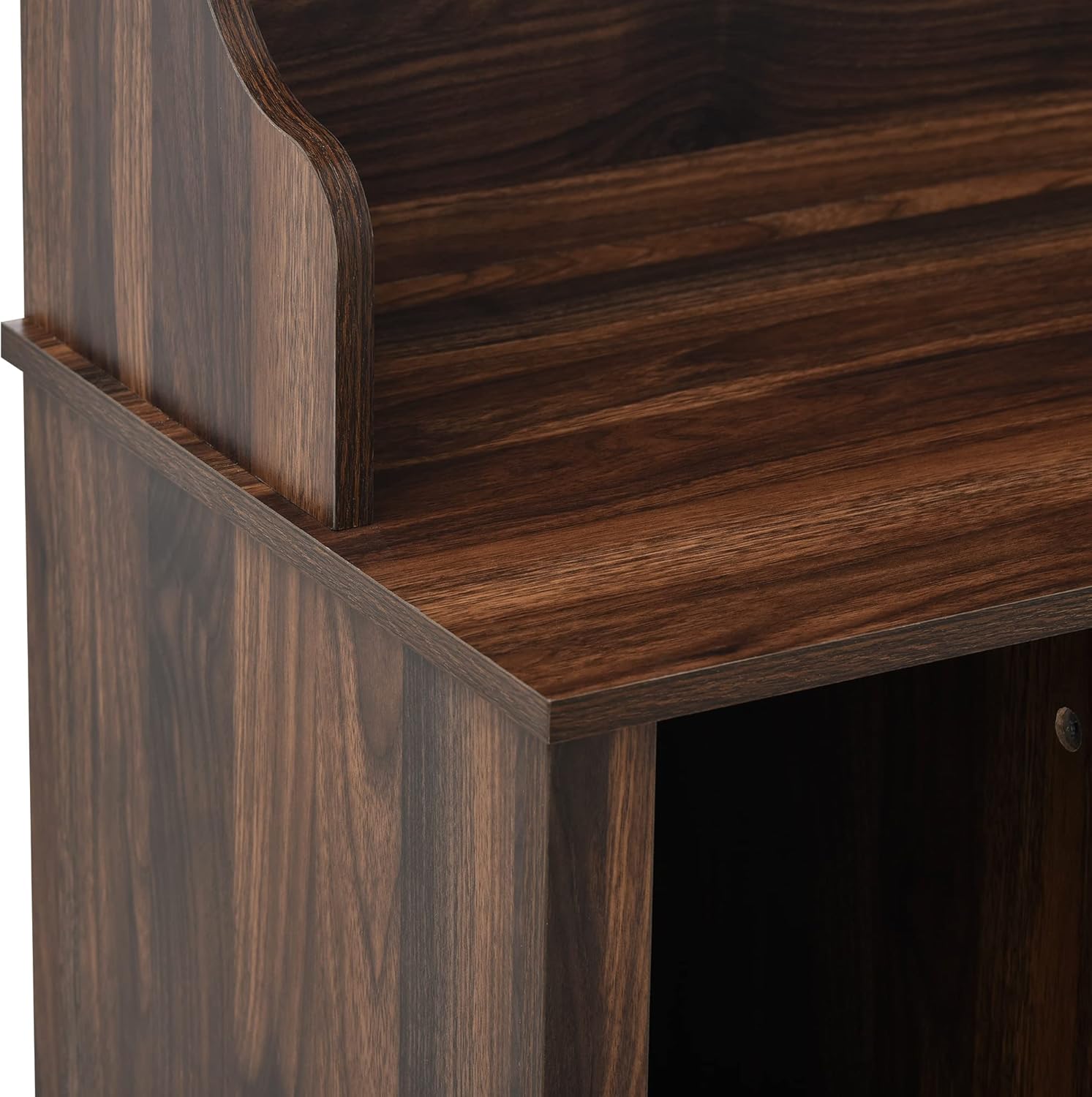 39.4INCH Hall Tree with 6 Hooks Bench Q108