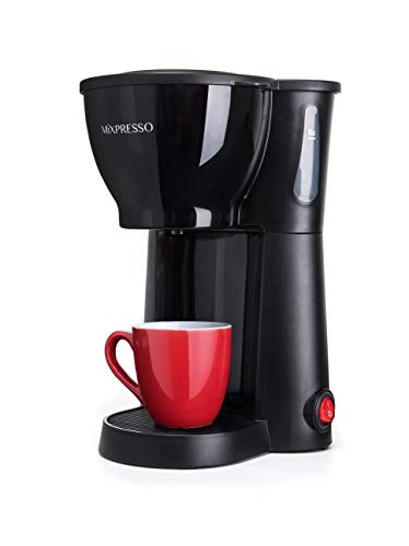 Black Mini Compact Drip Coffee Maker (10.5oz) N858559