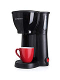 Black Mini Compact Drip Coffee Maker (10.5oz) N858559