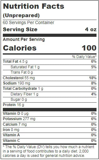 Individual Quick Frozen Catfish Fillet, 0.66 Ounce Y77128
