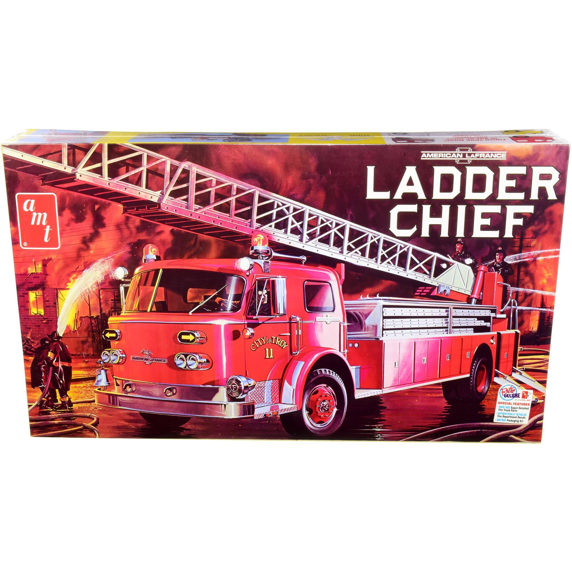 1/25 Scale American LaFrance Ladder Chief Fire Truck Model Kit X584647