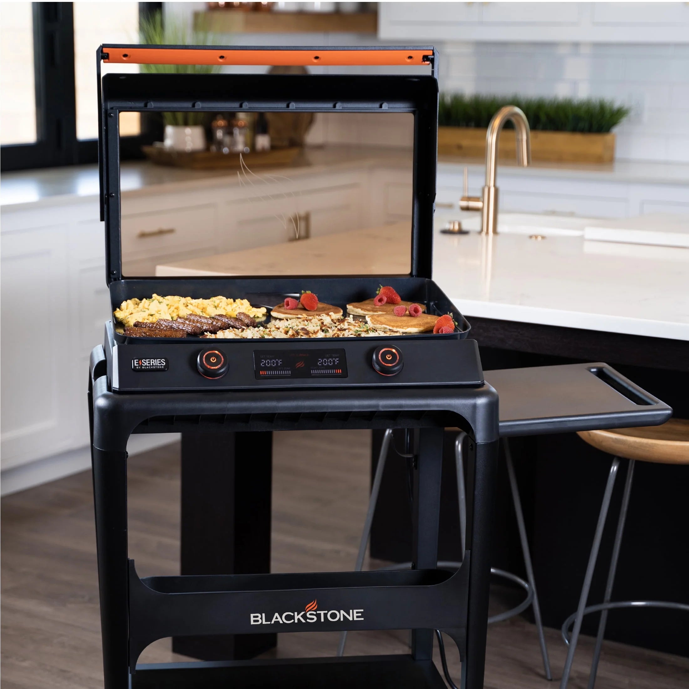 22 Electric Tabletop Griddle with Prep Cart T6351