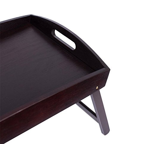 Walnut Bamboo Bed Tray with Folding Legs E77579
