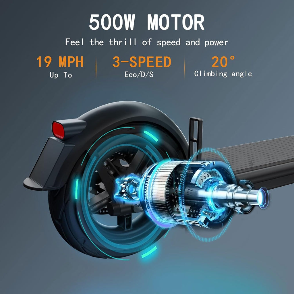 500W Motor Electric Scooter with 10" Solid Tires D173171