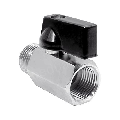 Brass Mini Ball Valve NPT Female x Male Shut-Off Valve A166245