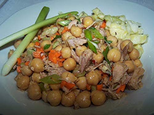 Organic Garbanzo Beans ChickPeas Raw Non-GMO Kosher Sproutable Low Sodium Bulk Vegan Dietary Fiber 10LB M30174
