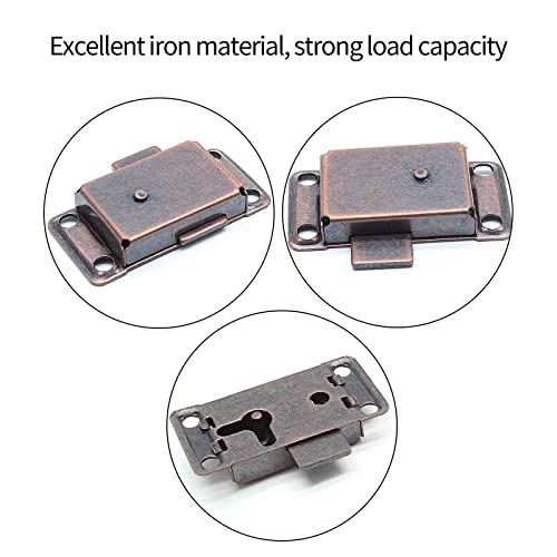 Vintage Cabinet Lock with Key and Mounting Screws (1 Set) Y891457