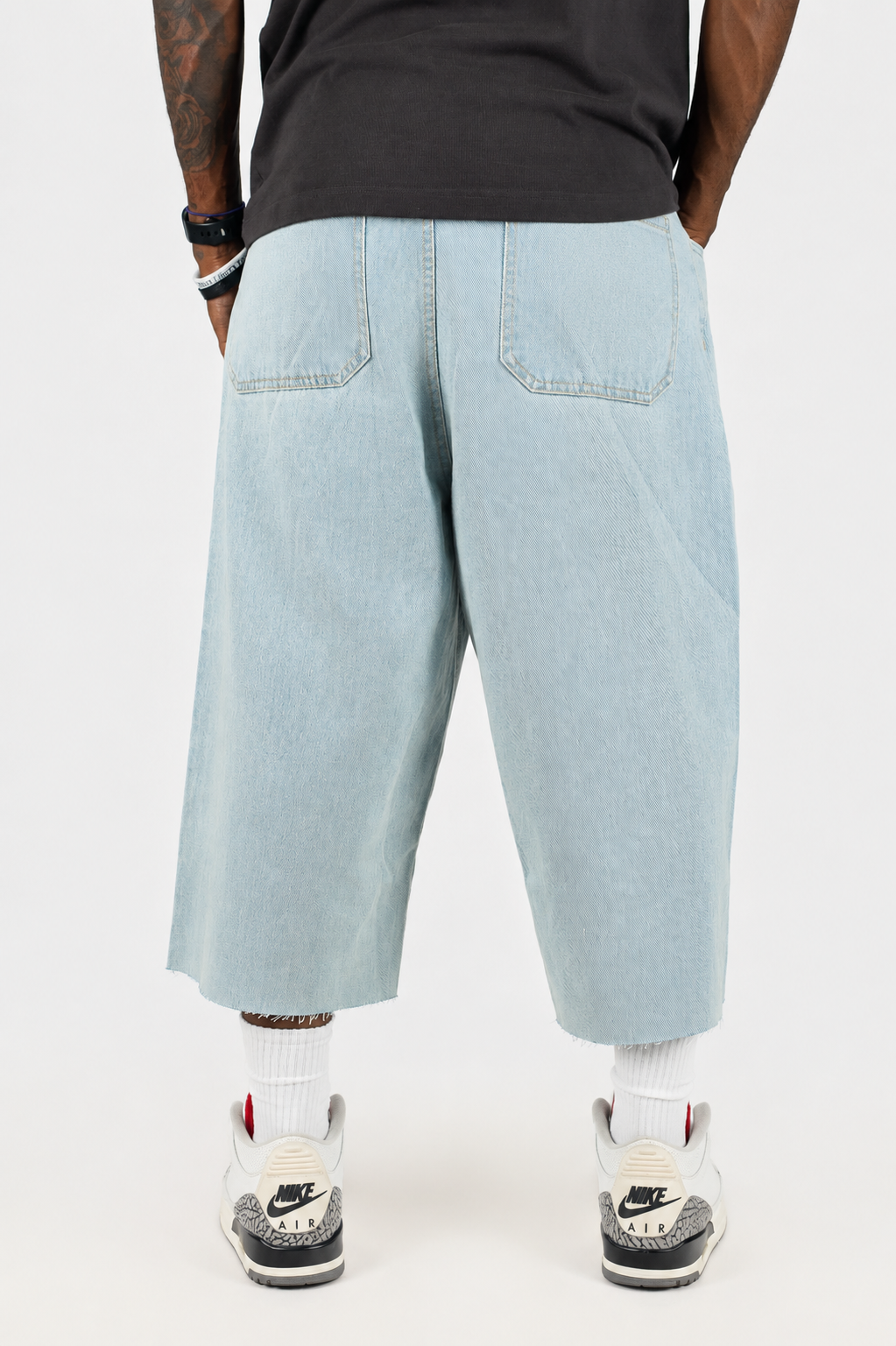 Balloon Cut Denim Jorts