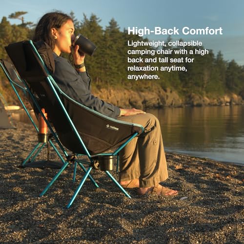 Lightweight High-Back Compact Camping Chair O379977