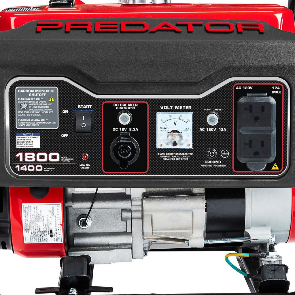 1800 Watt Gas-Powered Portable Generator E220921