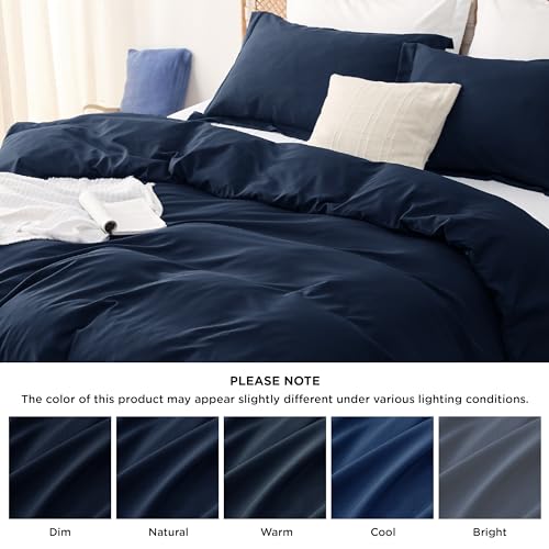 Twin/Twin XL Ivory White Cooling Duvet Cover 2 Pcs N44032