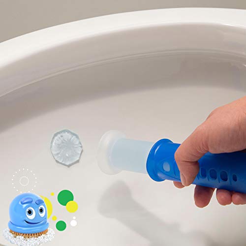Toilet Cleaning Stamps, Fresh Gel, 1 Dispenser + 6 Stamps, 2 Pack T137746
