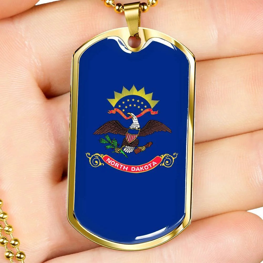 Stainless Steel Dog Tag Necklace W8269