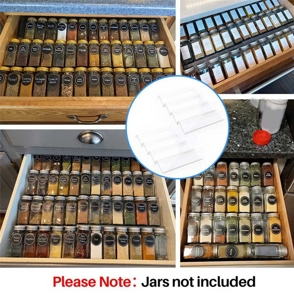Clear Acrylic Spice Drawer Organizer D761694