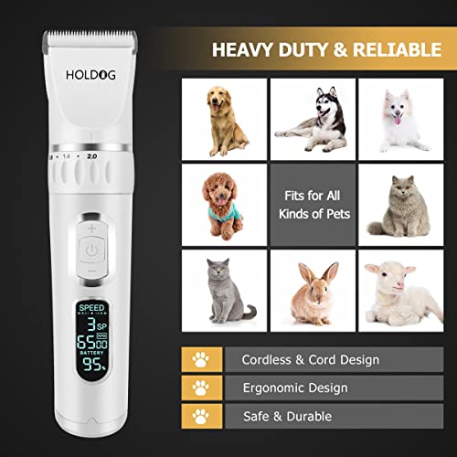 3-Speed Rechargeable Cordless Dog Clippers B180473