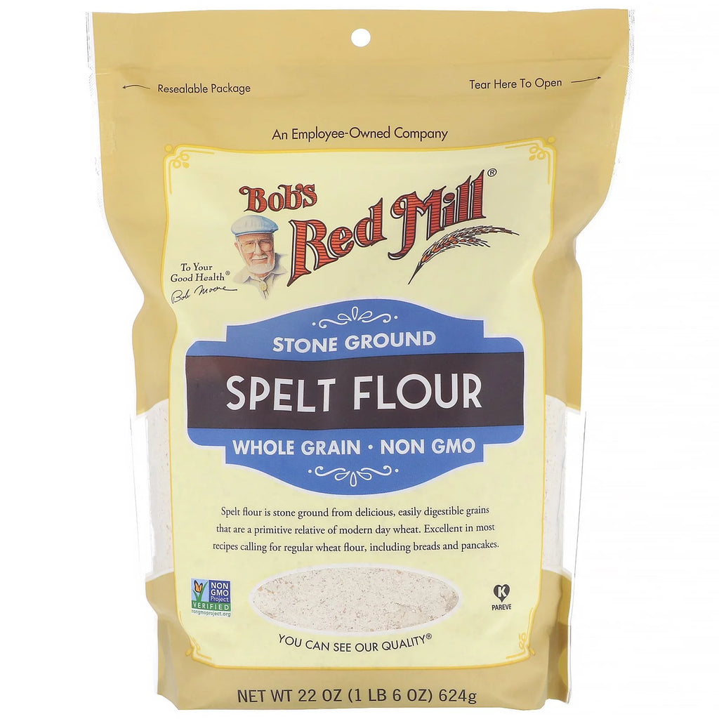 22 oz Pack of 2 Whole Grain Stone Ground Spelt Flour T202