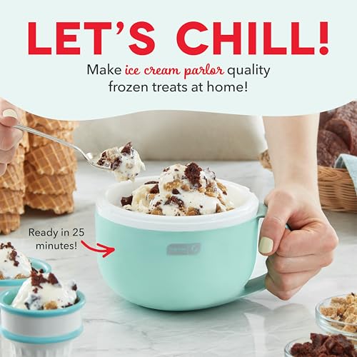 Aqua Ice Cream Maker Machine with 2 Bowls B89552