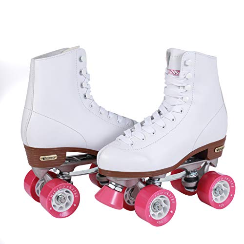 White Quad Roller Skates R9169