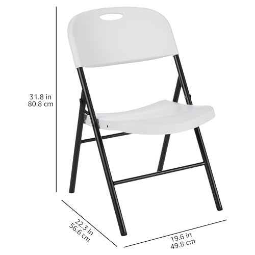 White 6-Pack Foldable Plastic Chair B250253