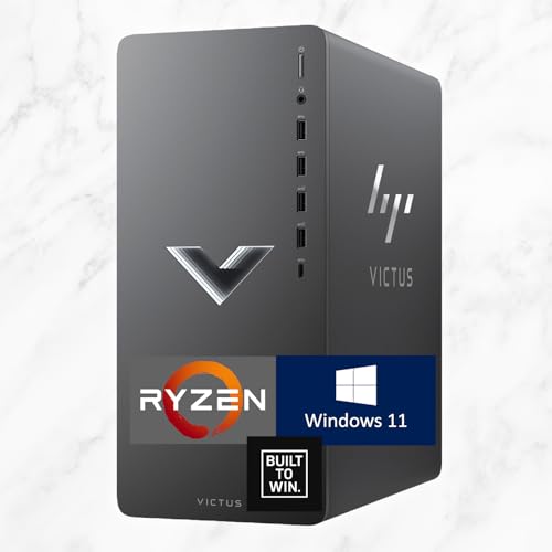 Mica Silver Gaming Desktop, AMD Ryzen 5 5600G, 32GB RAM, 1TB SSD T336727