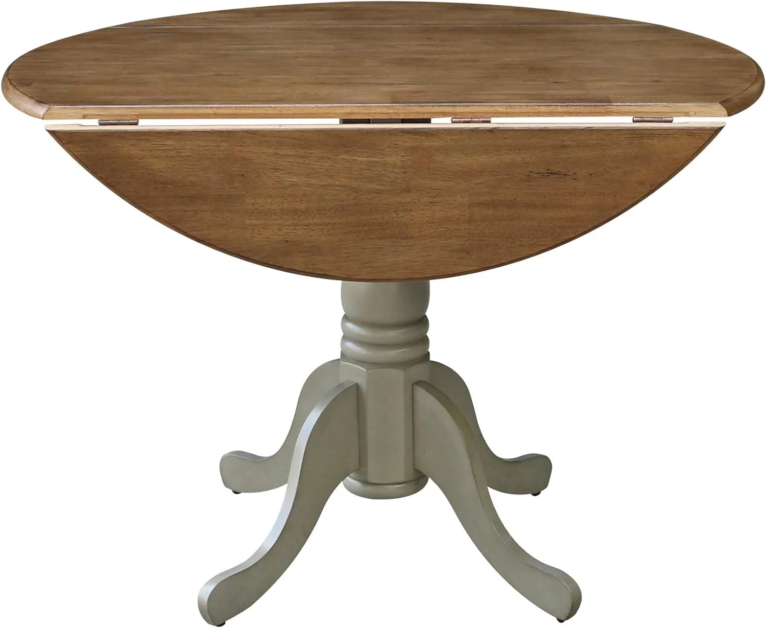 42 Drop Leaf Dining Table Distressed Hickory U3249