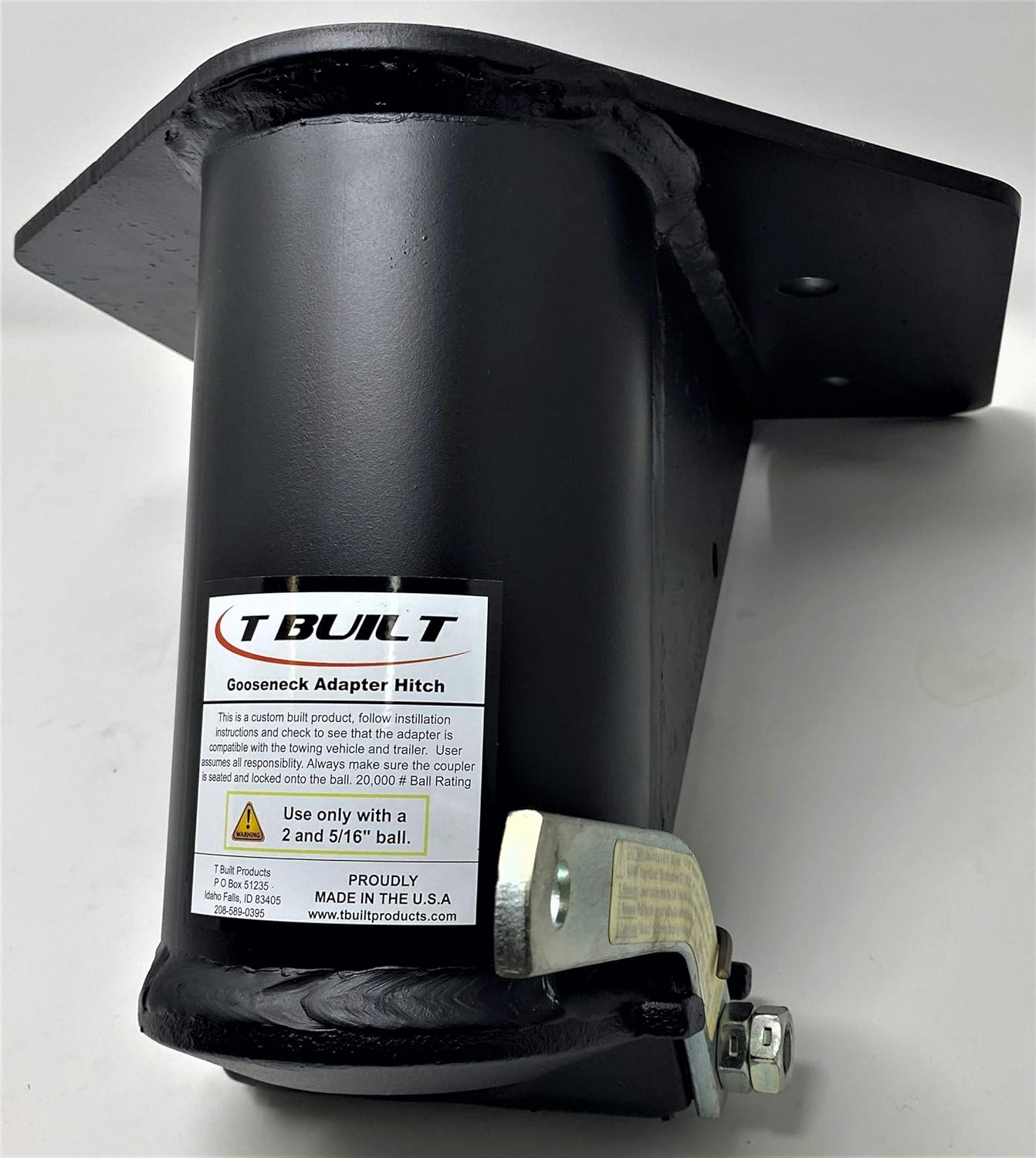 8" Fifth Wheel to Gooseneck Adapter Hitch with Forward Offset H65881