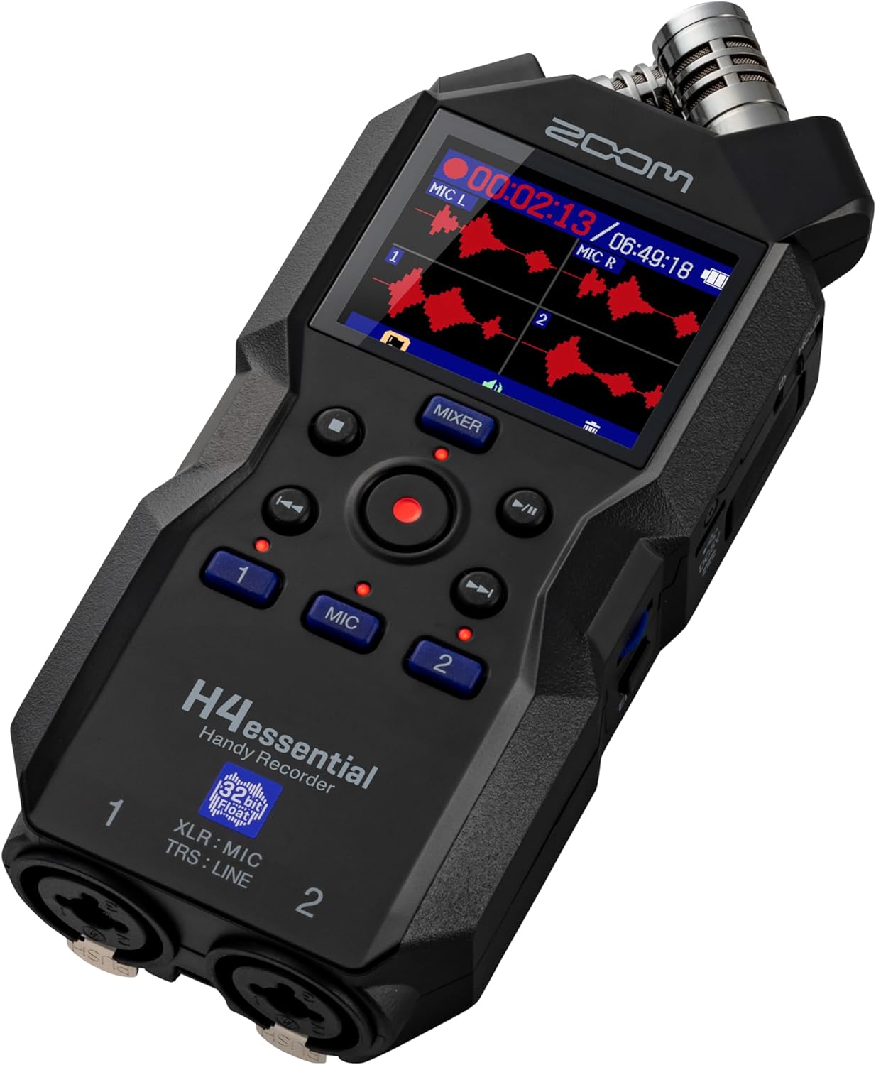 4-Track Recorder with Shotgun Microphone (Black) N7383