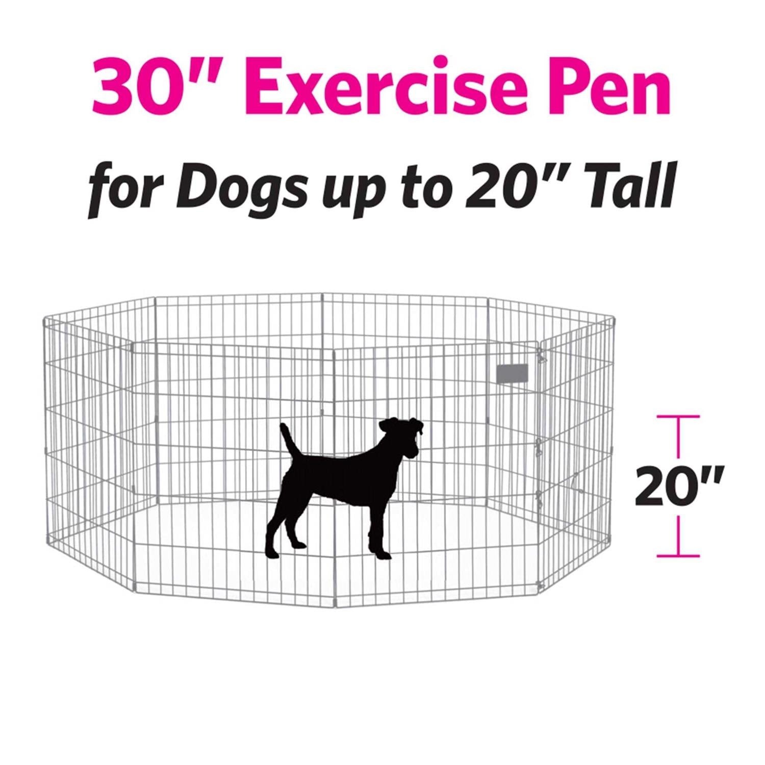 Black Exercise Pen with Door S7510