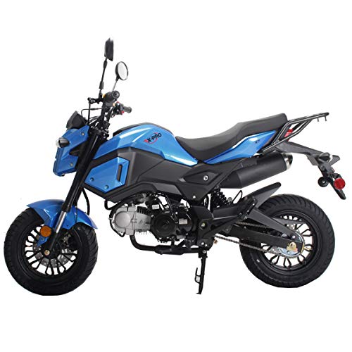 125cc Gas Motorcycle Dirt Bike Street Bike Black G740086
