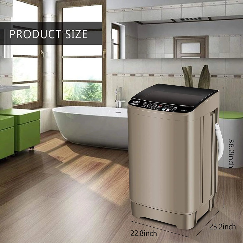15.6 lbs Portable Compact Washing Machine with Drain Pump D34052
