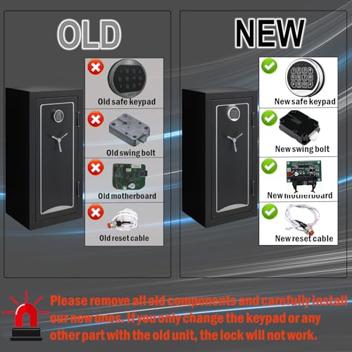 Chrome Digital Keypad Electronic Safe Lock Y460