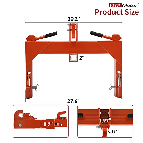 3 Point Quick Hitch with 2" Receiver Hitch U465584