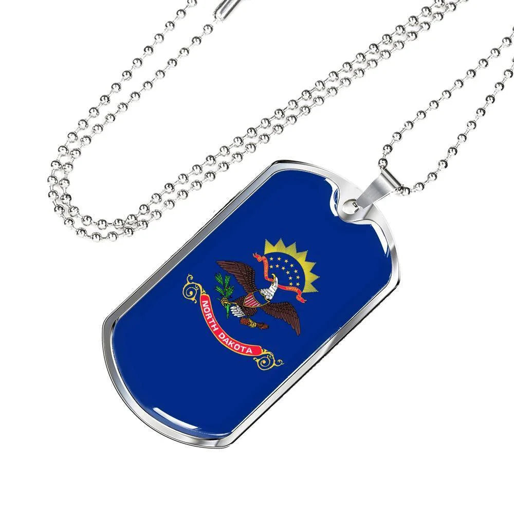 Stainless Steel Dog Tag Necklace W8269