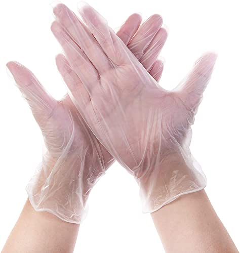 Clear Vinyl Exam Gloves, Extra-Large, Pack of 1000 M783500