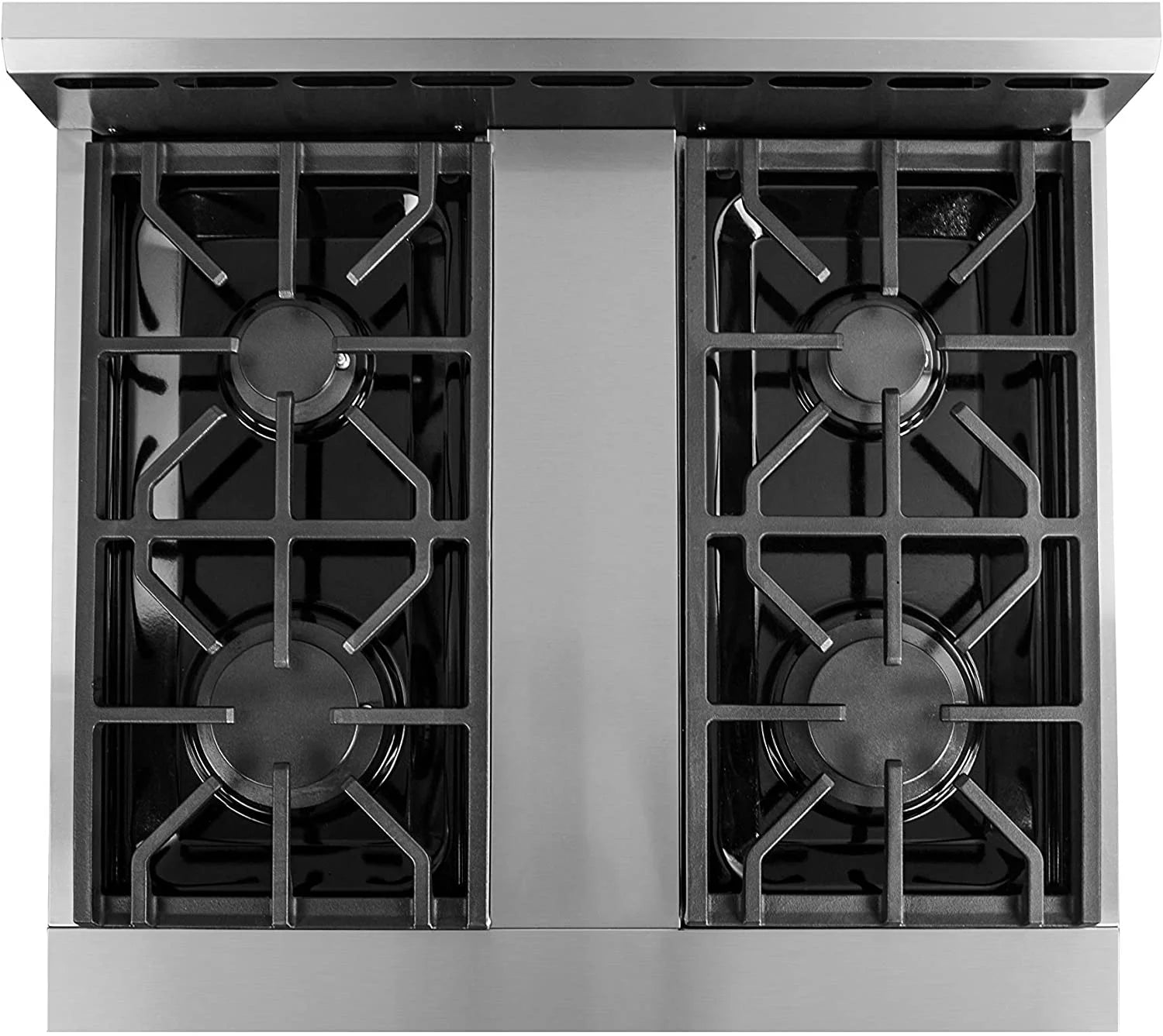 30" Stainless Steel Natural Gas Range with 4.5 cu.ft. Convection Oven N4110