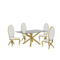 5pc Glass Dining Table O311