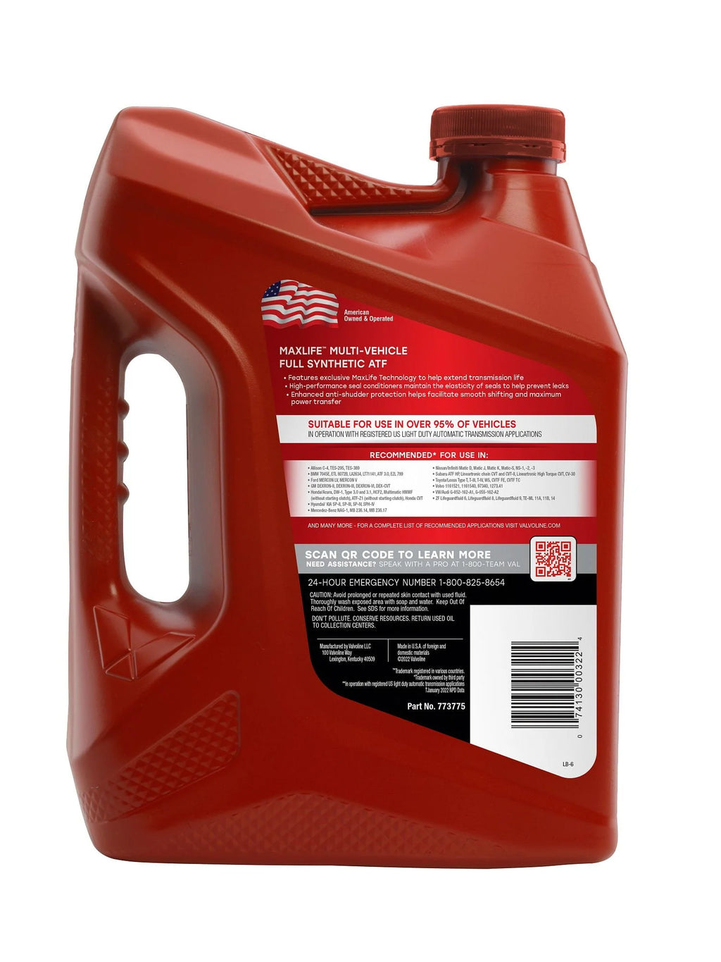 Full Synthetic Automatic Transmission Fluid 1 GA O8770